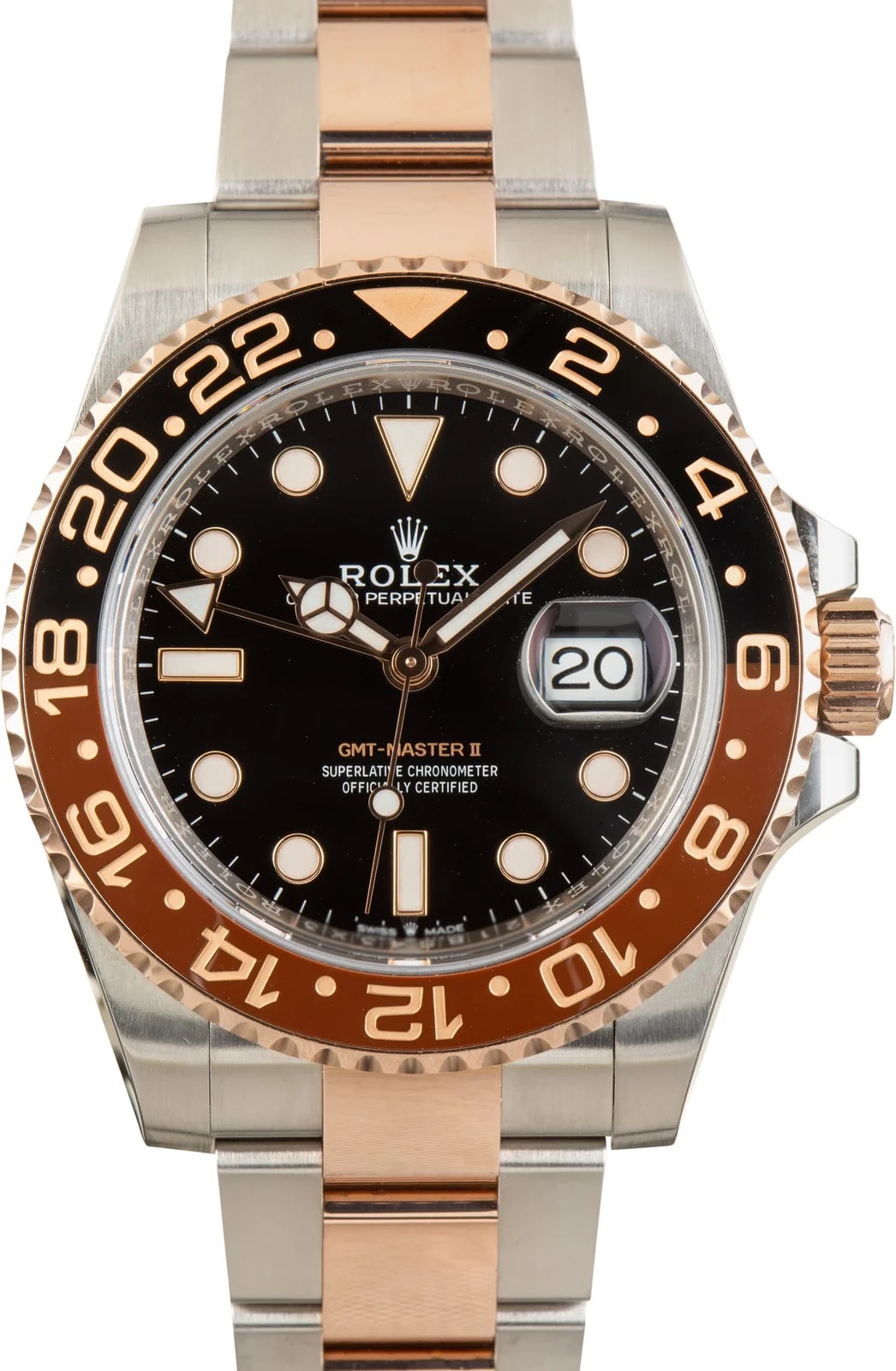 Rolex — Steel & 18k Everose Gold Rolex GMT-Master II Root Beer 126711CHNR — Watch — resale