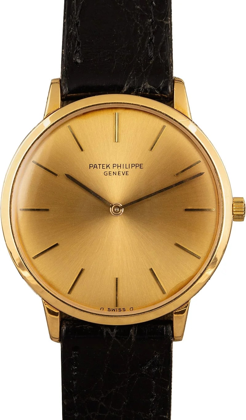 Patek Philippe — Patek Philippe Calatrava 18k Yellow Gold — Watch — resale