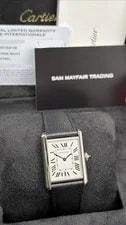Cartier — Cartier WSTA0138 Tank Must Large SolarBeat Complete 2026 New — Watch — resale