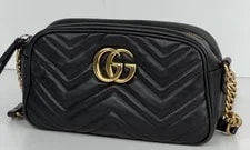 Gucci — Gucci GG Marmont Small Camera in Matelasse Chevron S-07 — Handbag — resale