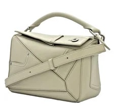 Loewe — Loewe Panta Small Puzzle in Shiny — Handbag — resale