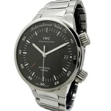 IWC — IWC Schaffhausen GST IW353702 IW3537 Automatic Black Dial Bracelet — Watch — resale