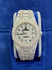 Audemars Piguet — Audemars Piguet Royal Oak 39mm Two Tone White Rose With Custom Diamond Dial 40ct — Watch — resale