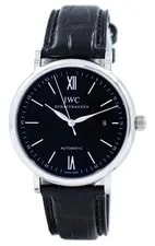 IWC — IWC Portofino Automatic Analog Dress 30M Black Dial IW356502 — Watch — resale
