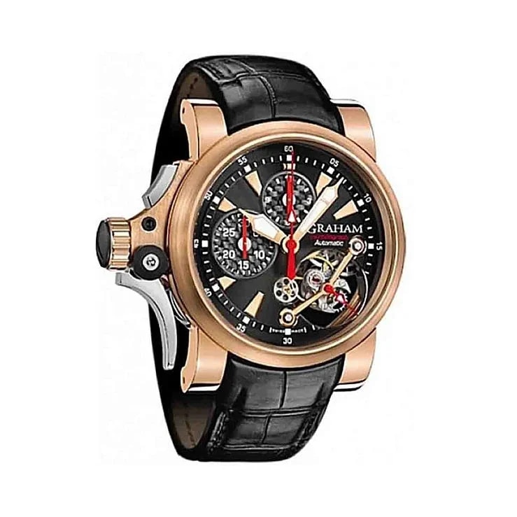 Worldofluxuryus — Graham Toubillograph 18K Rose Gold — Watch — resale