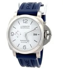 Panerai — 2023 Panerai Luminor Marina - PAM01314 44mm Stainless Steel White Dial — Watch — resale