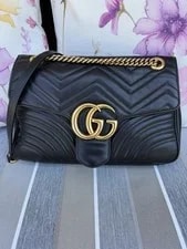 Gucci — Authenticated Gucci Marmont Size Medium Crossbody — Handbag — resale