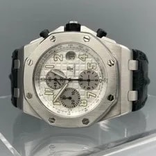 Audemars Piguet — Audemars Piguet Royal Oak Black With Leather Strap - 26020ST.OO.D001 — Watch — resale