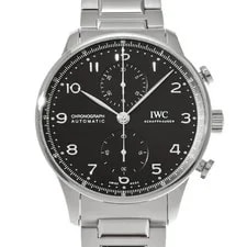 IWC — IWC Portugieser IW371609 41mm Stainless Steel Black #WW9133 — Watch — resale