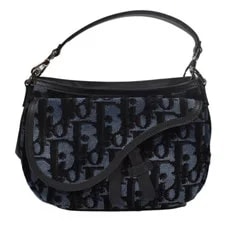 Dior — Christian Dior Tapestry Mini Soft Crossbody Top Handle — Handbag — resale