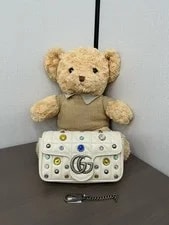 Gucci — Gucci GG Marmont Mini Studs Chain — Handbag — resale