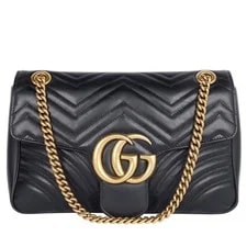 Gucci — Gucci Matelassé Large GG Marmont — Handbag — resale