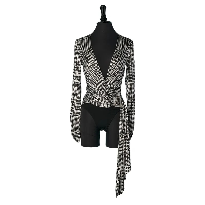 Alexandre Vauthier — And Body Suit With Rhinestone Buckle — Designer Shoe — resale