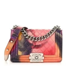 Chanel — Chanel Quilted Flower Power Boy Flap Crossbody — Handbag — resale