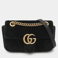 Gucci — Gucci GG Marmont Medium Flap ‑Tone GG — Handbag — resale