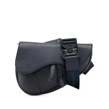 Dior — Authenticated Dior Grained Saddle — Handbag — resale