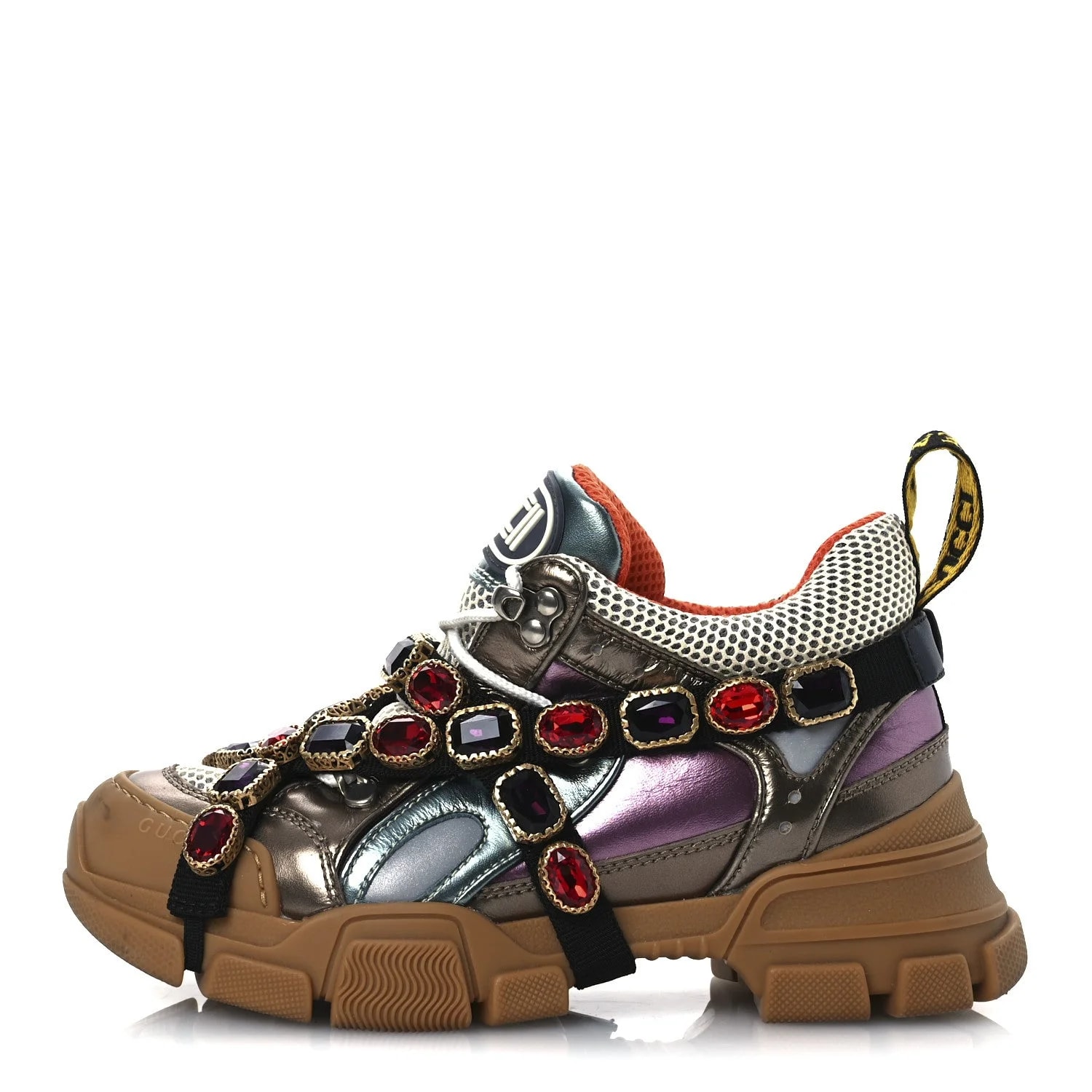 Gucci — X Sega Removable Crystals Flashtrek 36 Rame Mystic Lago — Sneaker — resale