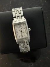 Jaeger-LeCoultre — 2002 Jaeger-LeCoultre Reverso Black With Stainless Steel Bracelet — Watch — resale