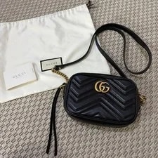 Gucci — Excellent Gucci GG Marmont Mini Camera — Handbag — resale