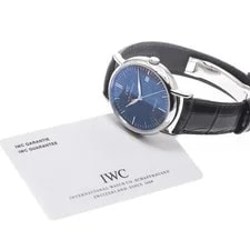 IWC — IWC Portofino IW356305 39mm SS Black Dial Automatic Date #C6272 — Watch — resale