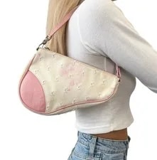 Dior — Christian Dior 2003 Distressed Floral Mini — Handbag — resale