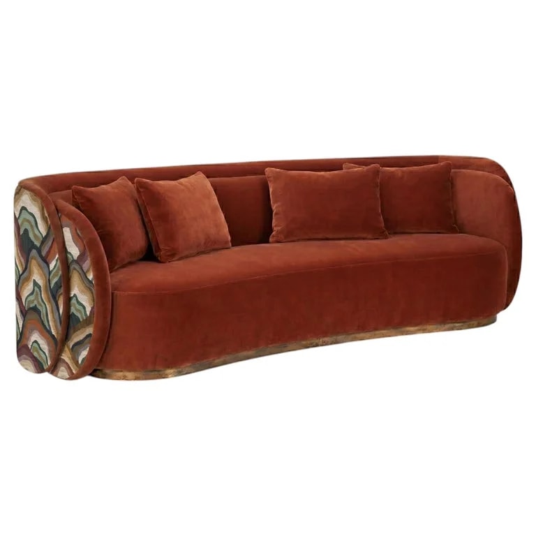 Jaeger-LeCoultre — Sculptural Curved With Abstract Tapestry Shell and Patinated — Furniture — resale