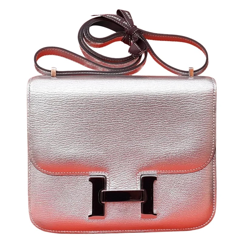 Hermès — Hermès Bag Constance 18 Cm Metallic PHW — Designer Shoe — resale