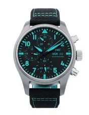 IWC — IWC AMG Petronas Formula One Pilot Chronograph Blk/ Green Dial 41mm IW388108 — Watch — resale