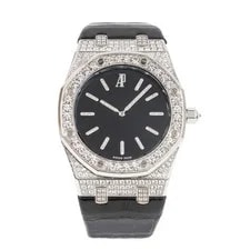 Audemars Piguet — Audemars Piguet Royal Oak Tuxedo 15154BC.ZZ.D004CU.01 18K White Gold Auto — Watch — resale