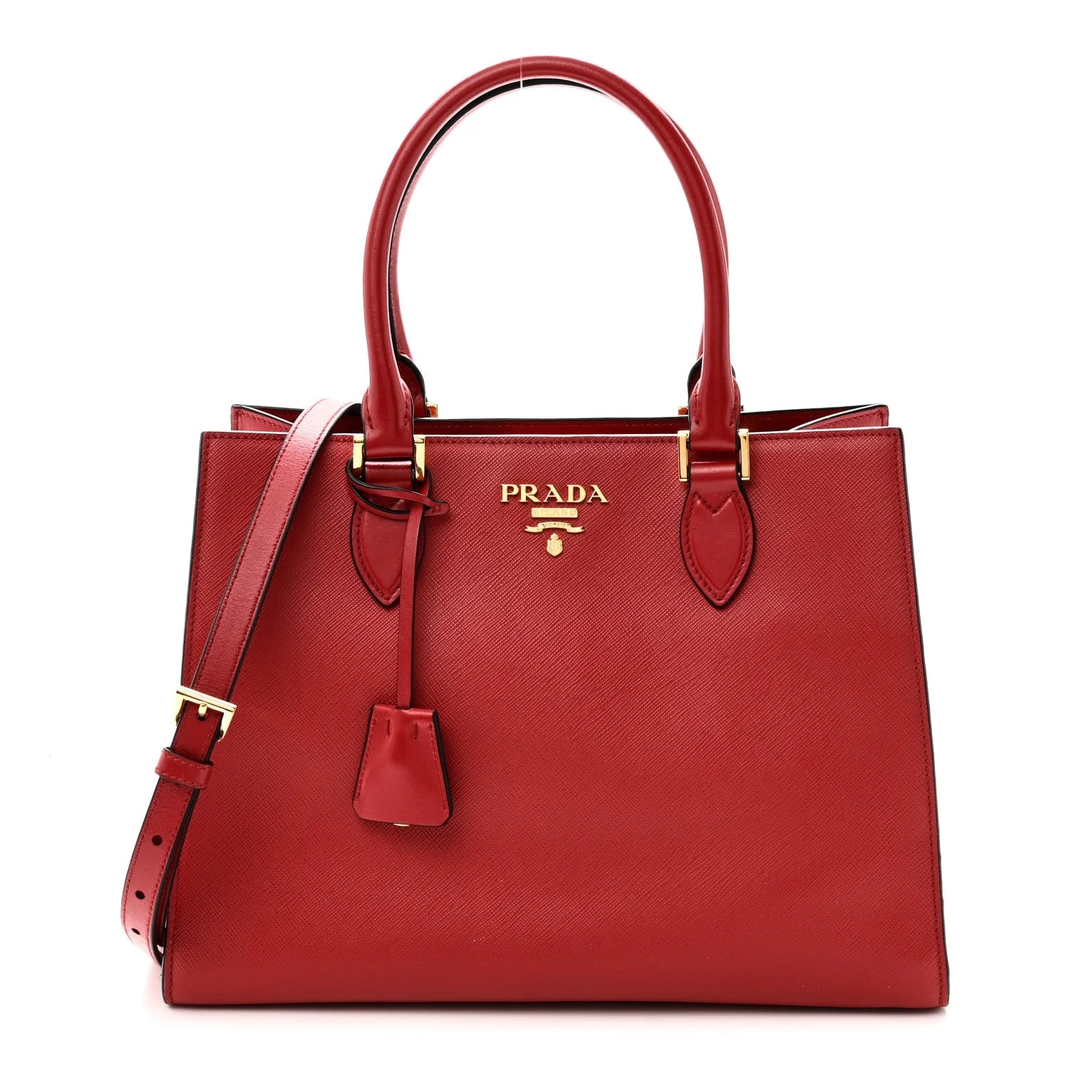 Prada — Soft Large Fuoco — Handbag — resale