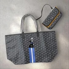 Goyard — Goyard St Louis , Limited Hulot & Butterfly Stripes Hand Painted — Handbag — resale