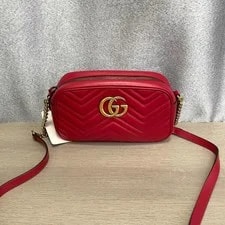 Gucci — Gucci GG Marmont Small Quilted Wave Pattern - Very Good #J2UE2R — Handbag — resale