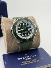 Breitling — 2024 Breitling Superocean Auto Super Diver Green Rubber E10379D31L1E1 Complete — Watch — resale