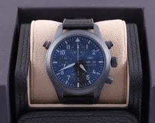 IWC — IWC Pilot's Double Chronograph Top Gun Ceratanium Box/Papers IW371815 — Watch — resale