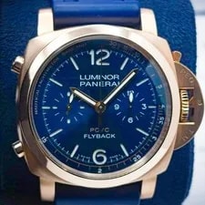 Panerai — Panerai Luminor Pcyc Yachts Challenge Chronograph Rose Gold Blue PAM1020 — Watch — resale