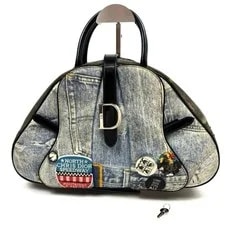 Dior — Christian Dior Double Saddle Boston Y2K Speedway CD Logo — Handbag — resale