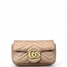 Gucci — Gucci Chevron Super Mini GG Marmont (ym061026e0r) — Handbag — resale