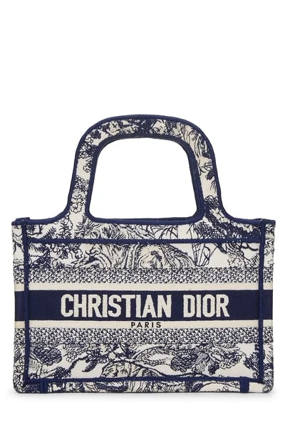 Dior — Embroidered Book Tote Mini — Handbag — resale