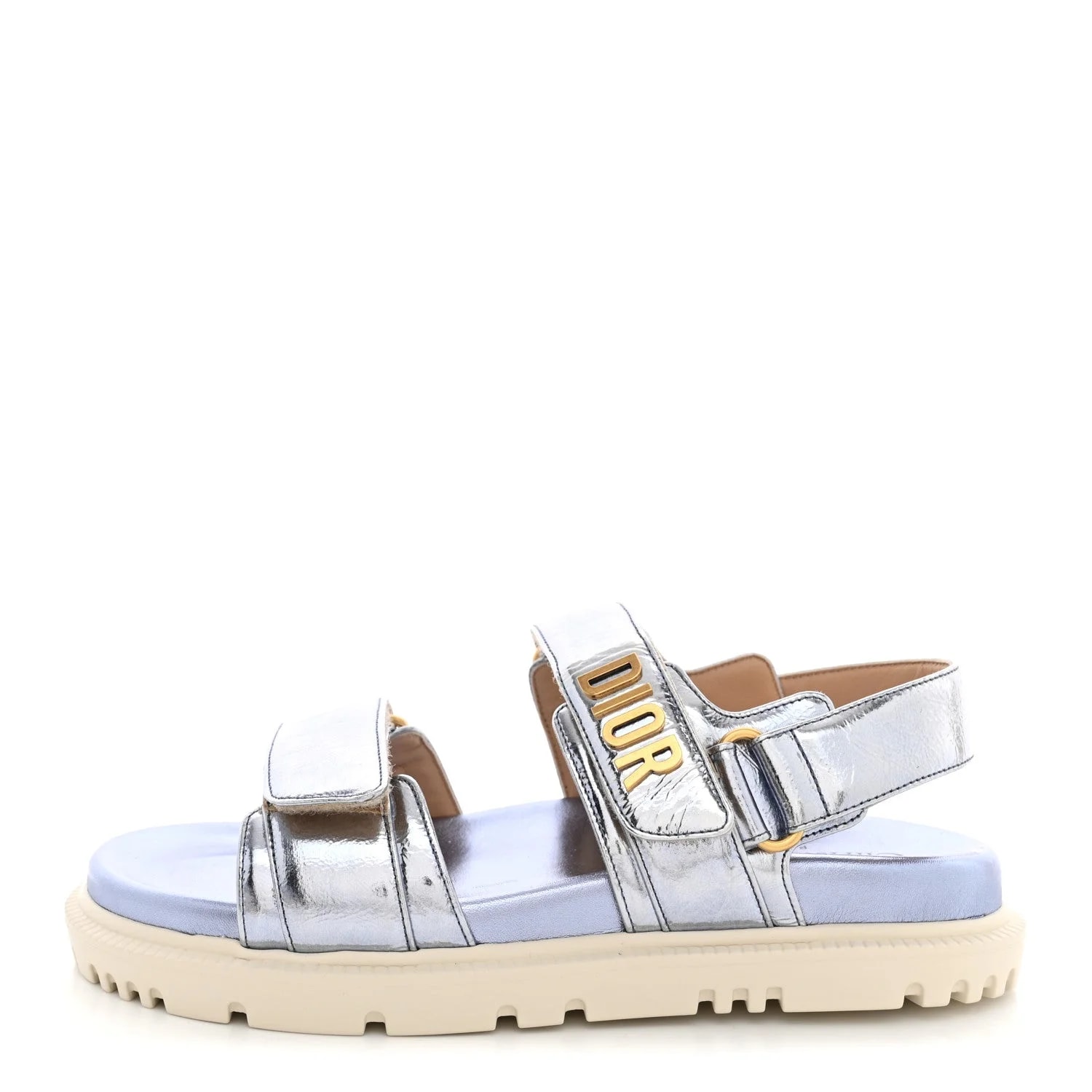 Dior — Laminated Crinkled Dioract 35 Metal — Designer Shoe — resale
