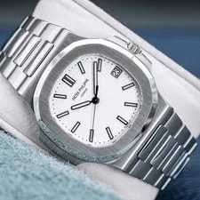 Patek Philippe — Patek Philippe Nautilus 5711/1A-011 White Dial Box & Papers — Watch — resale