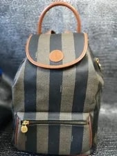 Fendi — -Authentic Fendi Backpack - Pequin Pattern From the Early To Mid 90s — Handbag — resale