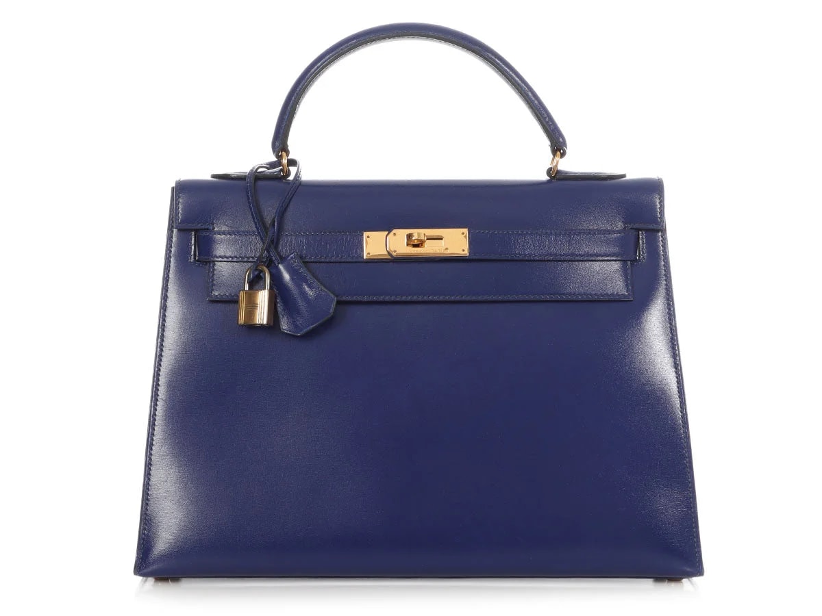 Hermès — Hermès Blue Sapphire Kelly 32 — Handbag — resale