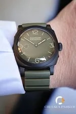 Panerai — Panerai Radiomir PAM00997 Military Green 48mm - With Box and Papers! — Watch — resale