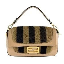 Fendi — Auth Fendi Mamma Baguette / Bore - z9942 — Handbag — resale