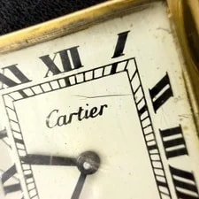 Cartier — Cartier Must Tank Gold Hand-Wound White Dial Square Case — Watch — resale