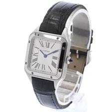Cartier — Cartier Santos-dumont SM WSSA0023 28mm SS Silver #C20081 — Watch — resale