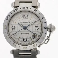 Cartier — Cartier W31029M7 Pasha Silver Dial Automatic Stainless Steel ’s — Watch — resale