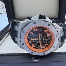 Audemars Piguet — Audemars Piguet Royal OAK Orange 4BANDS & Boxes 42MM Chronograph,tachometer — Watch — resale