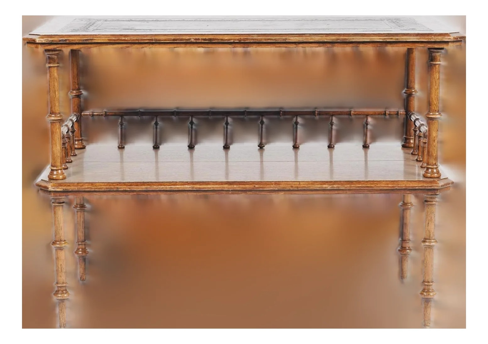 The Rothschild Collection — Late 20th Century Judson Rothschild Aesthetic Movement Faux Console With Inset Top for the Rothschild Collection — Furniture — resale