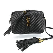 Saint Laurent — Auth Yves Saint Laurent Chevron Quilted Lou Camera N2638OT711 — Handbag — resale